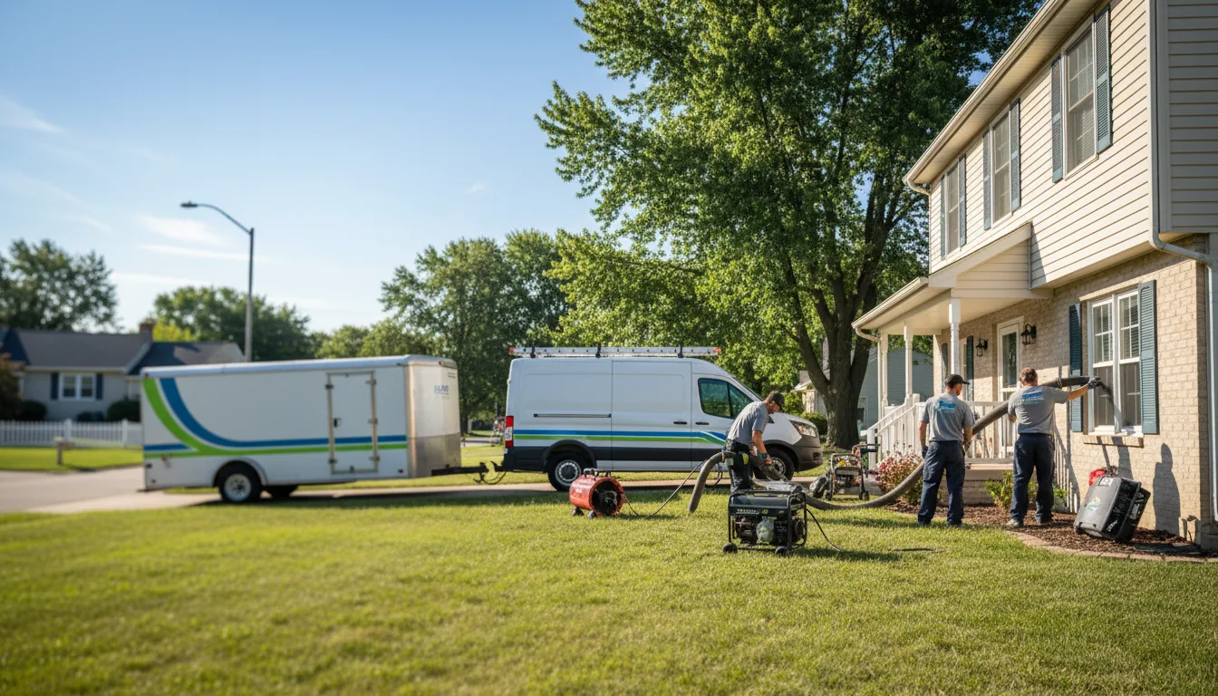 Flooded Basement Restoration And Cleanup With Repair in Luebbering, MO near me